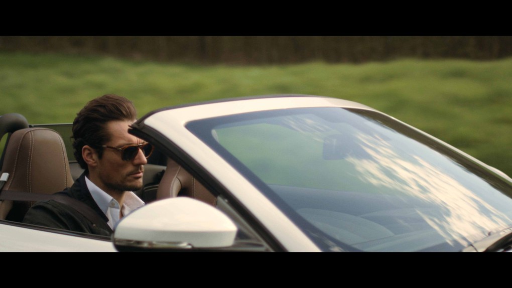 Supermodel David Gandy’s escapism? Driving the Jaguar F-TYPE