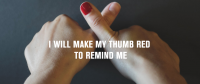 Nissan launches #RedThumb campaign against distracted driving Image via www.nissanusa.com/redthumb