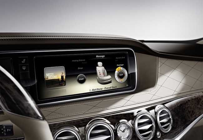 2014 S-Class interior|Mercedes-Benz brings ultimate luxury to all four passengers