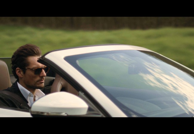 Supermodel David Gandy’s escapism? Driving the Jaguar F-TYPE