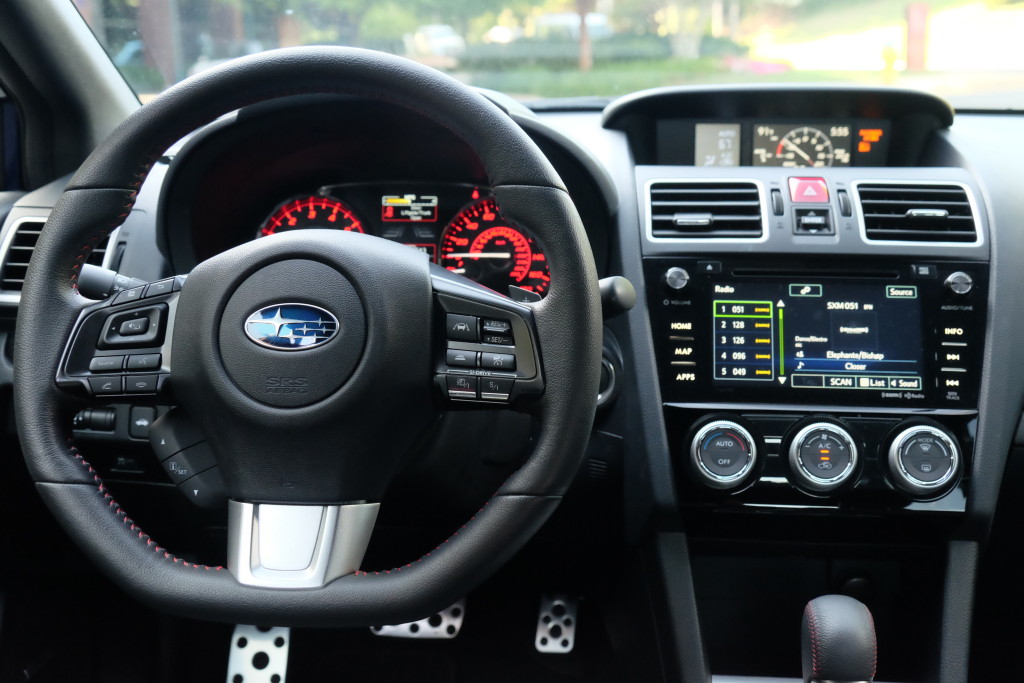 2016 Subaru WRX Limited interior