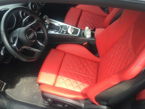 Audi TTS Express Red seats