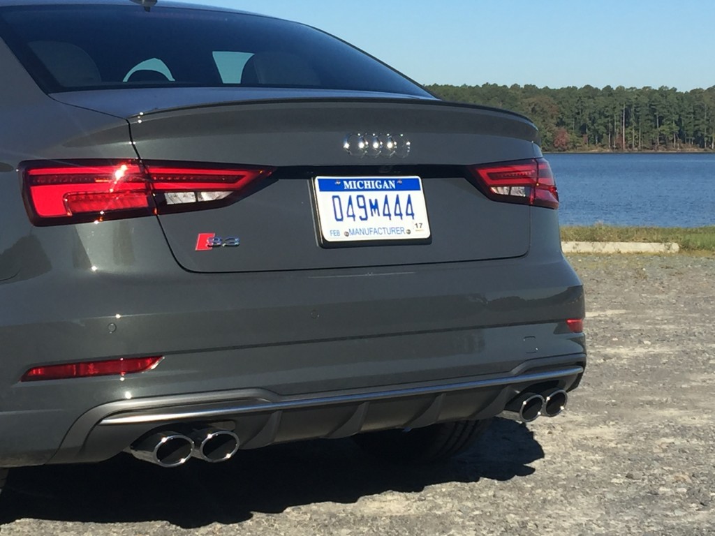 2017 Audi S3 sedan rear